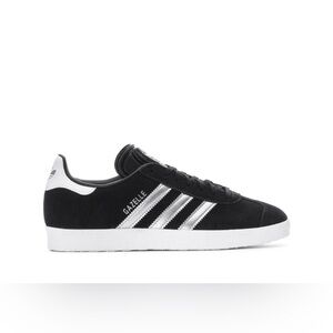 Black and silver Adidas Gazelle